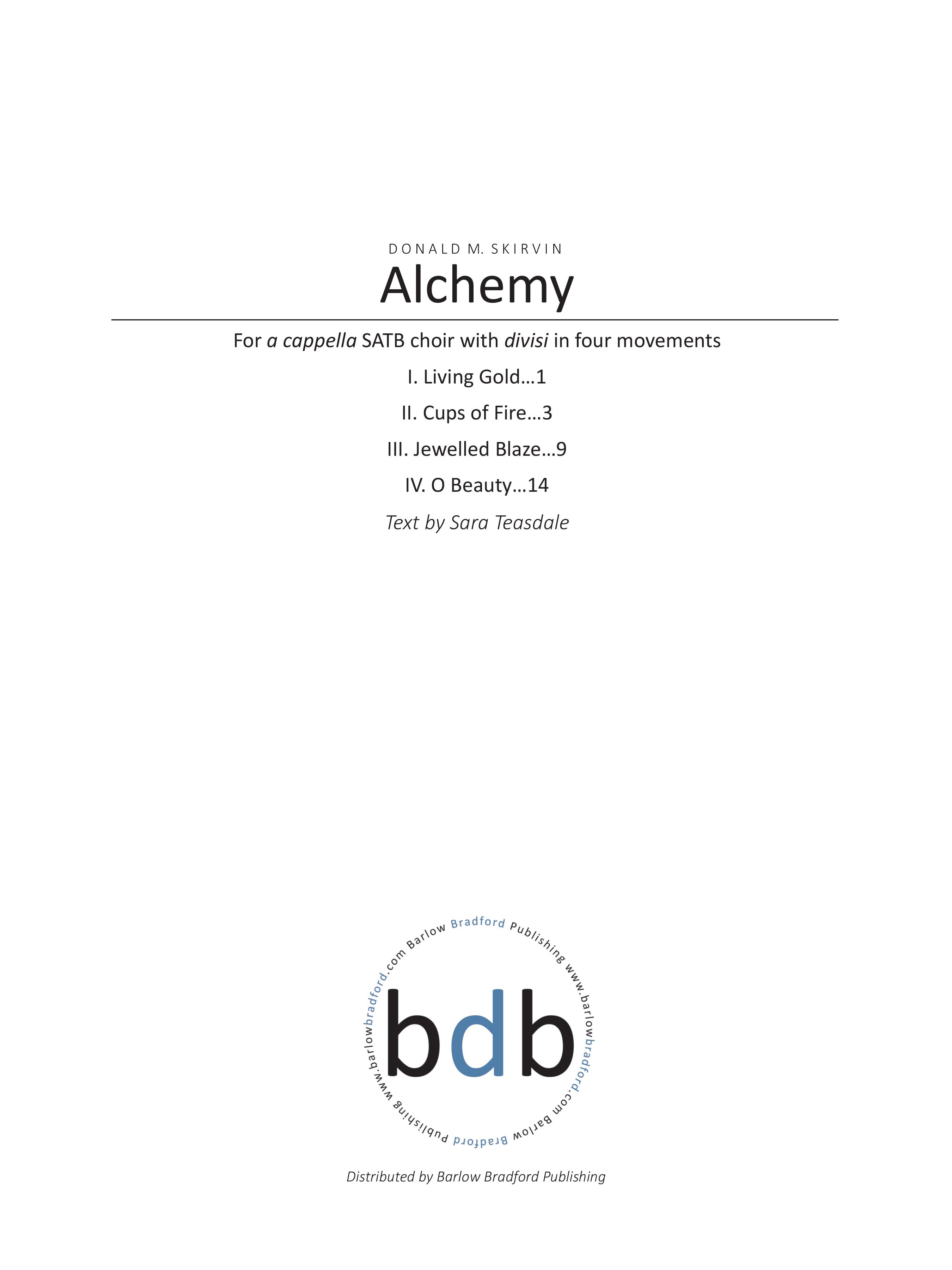 Alchemy Barlow Bradford Publishing