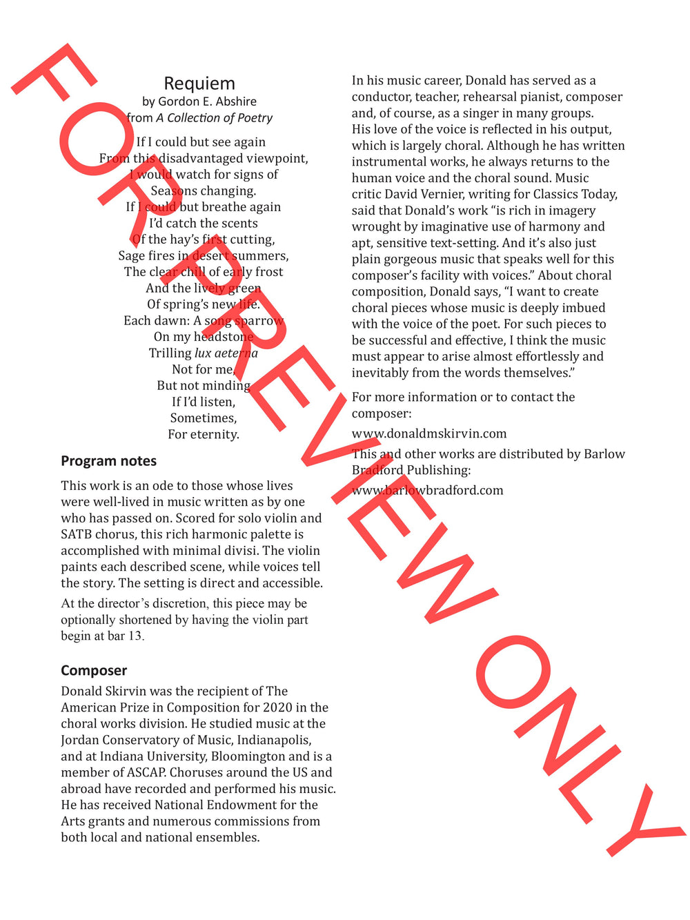 Sometimes, For Eternity