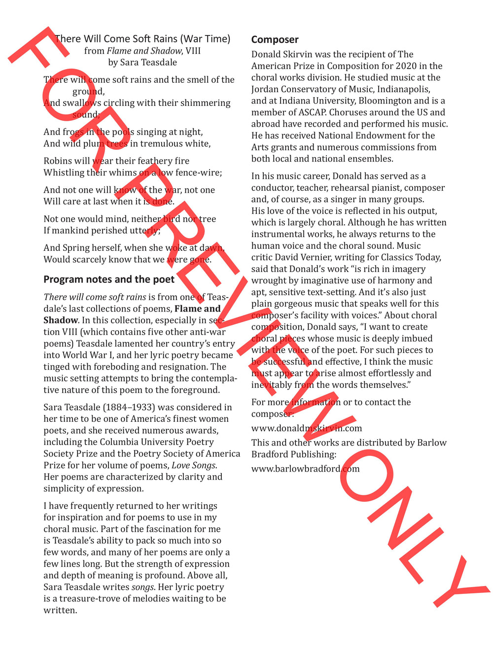 There Will Come Soft Rains