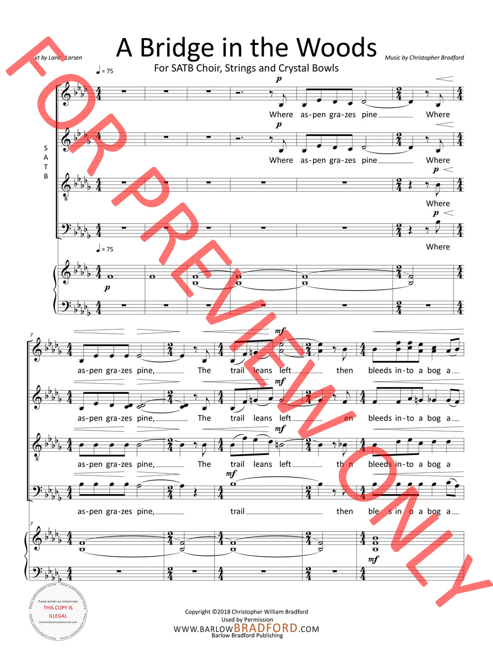 Choral Score