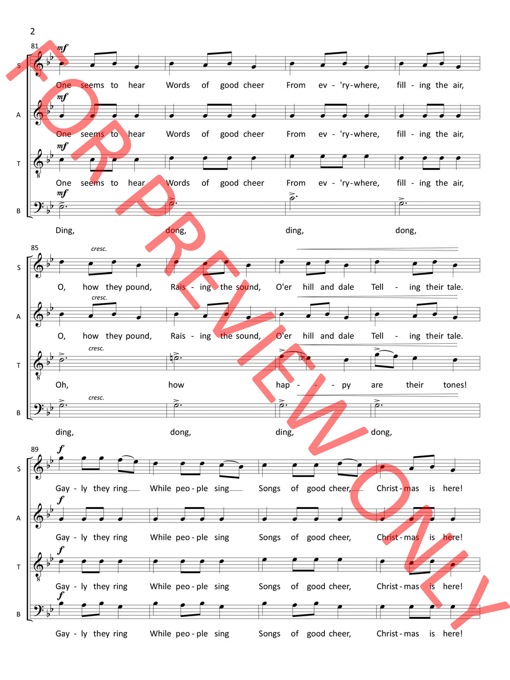 Carol of the Bells - arr. Barlow Bradford