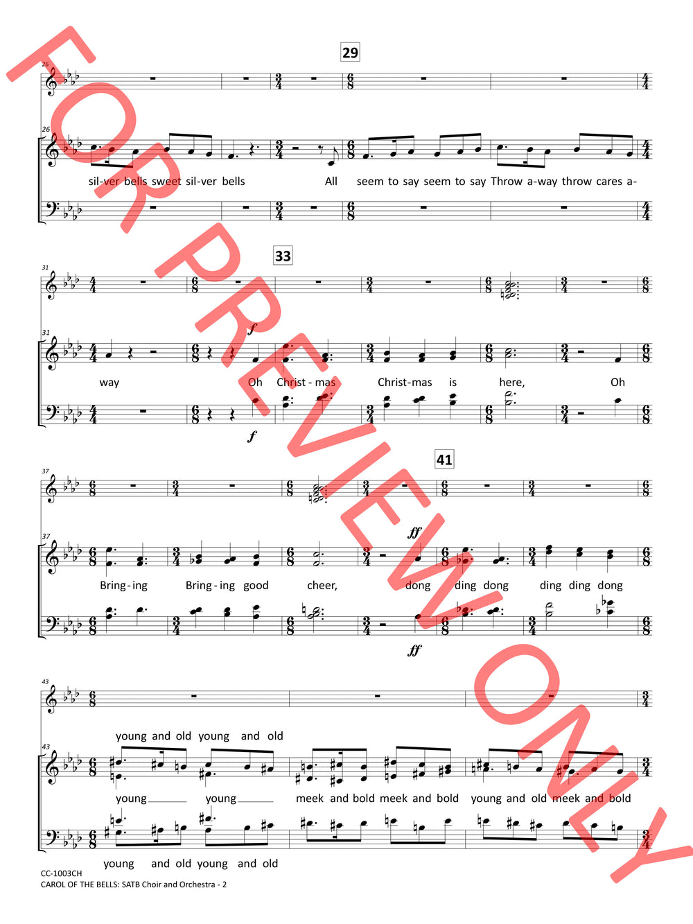 Carol of the Bells - C. Bradford