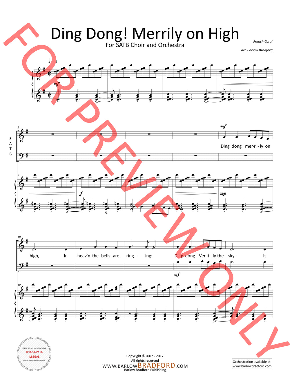 Ding Dong! Merrily on High