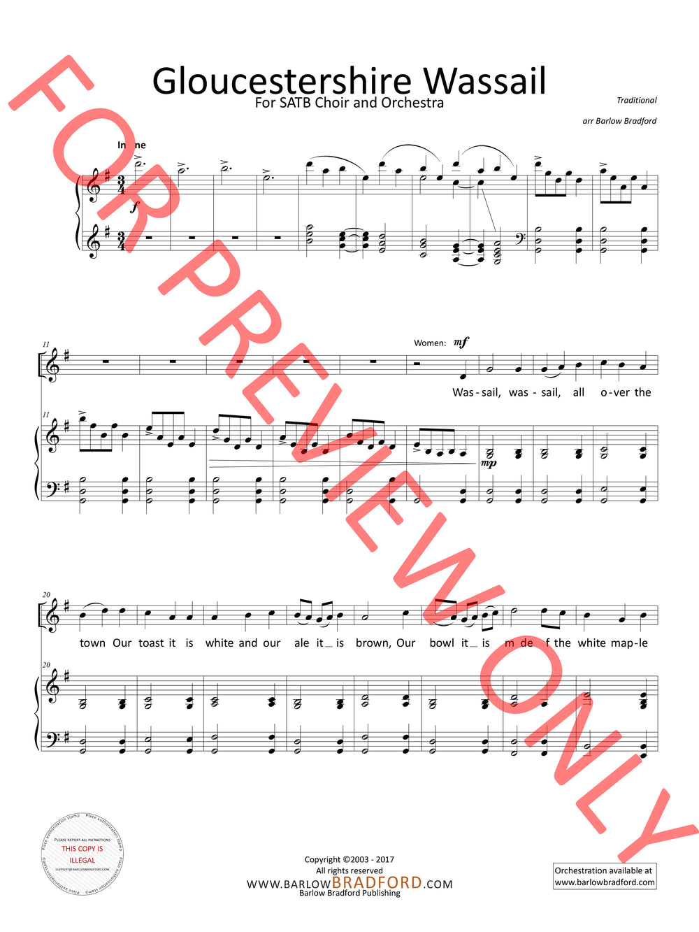 Gloucestershire Wassail