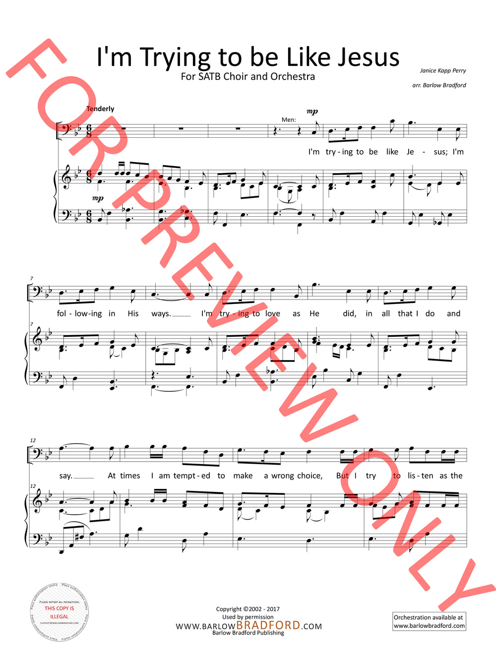 I'm Trying to be Like Jesus