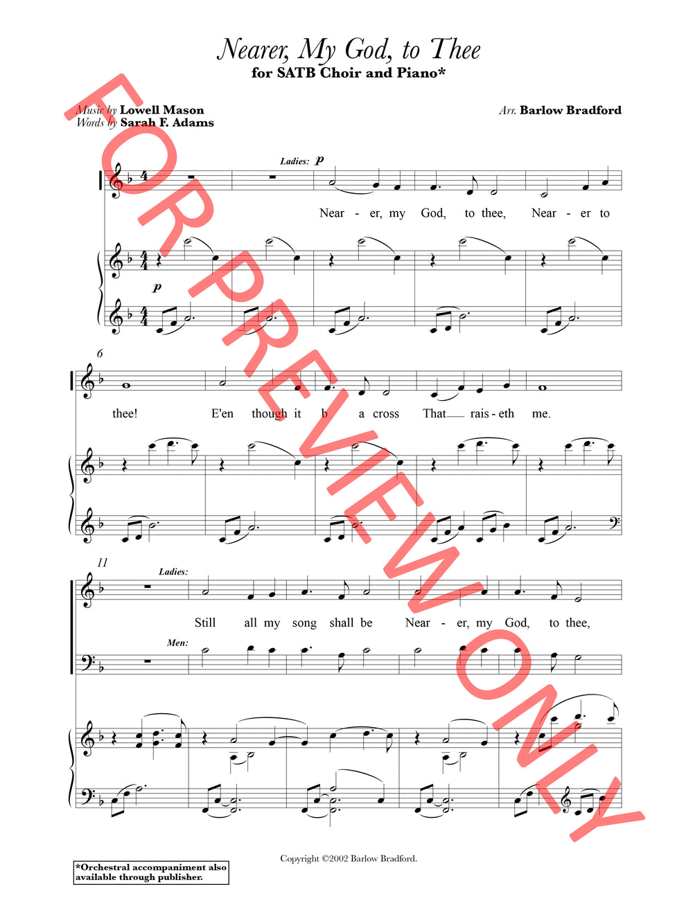 Nearer My God to Thee