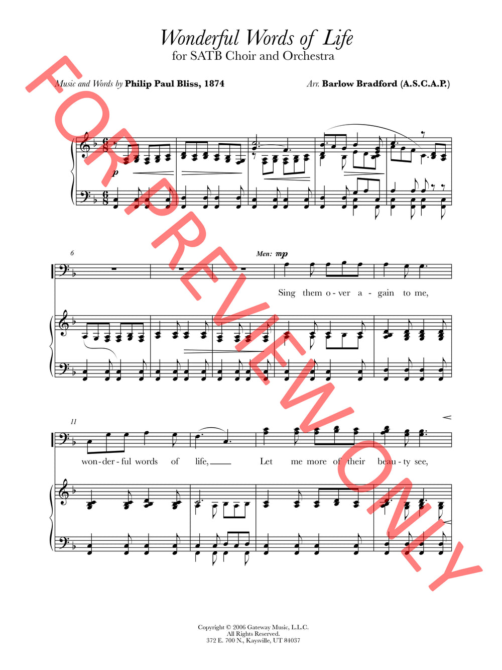 Wonderful Words of Life