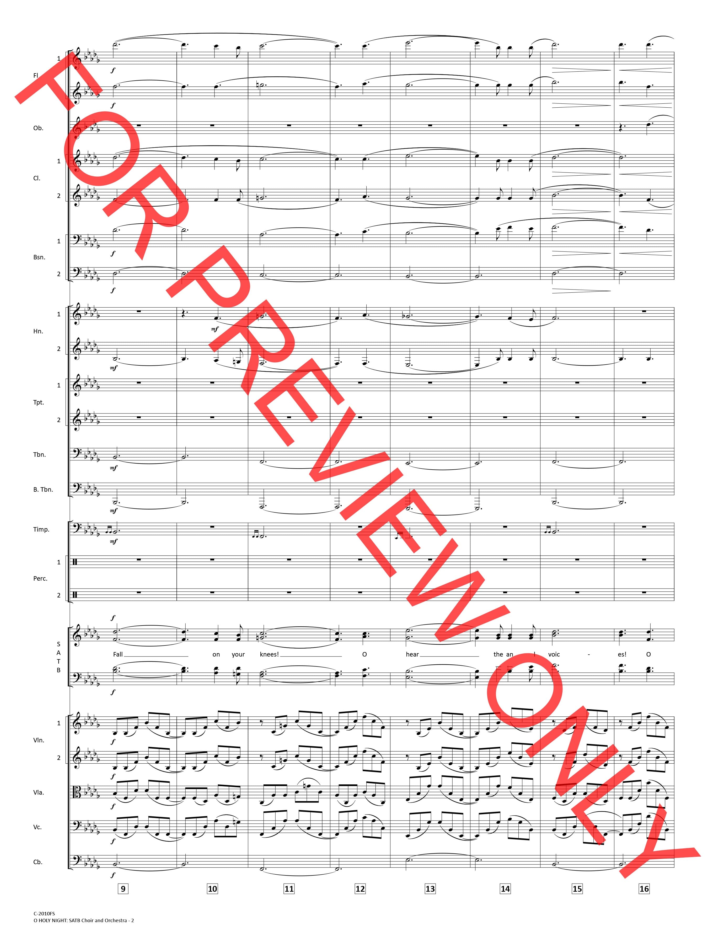 O Holy Night - arr. B. Bradford – Barlow Bradford Publishing