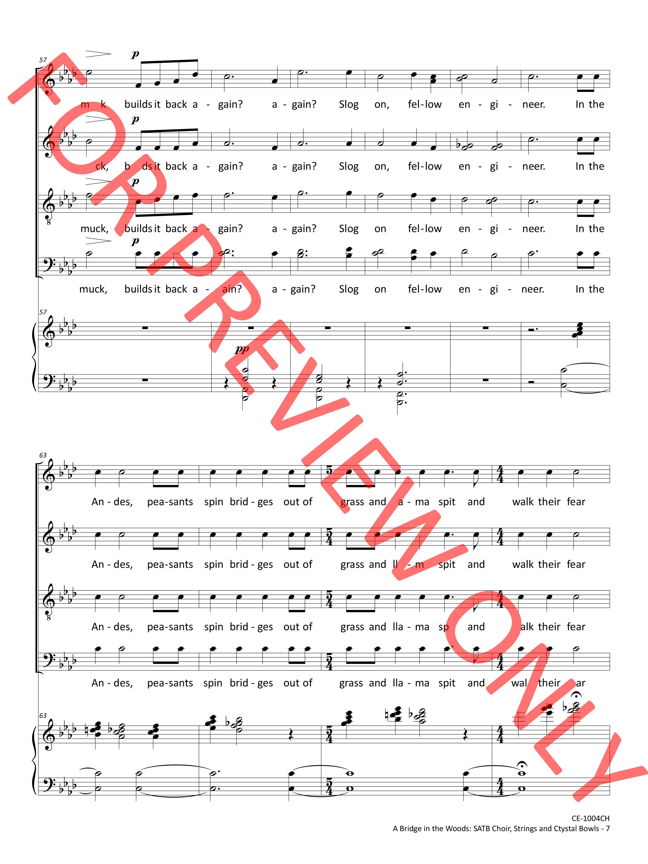 Choral Score