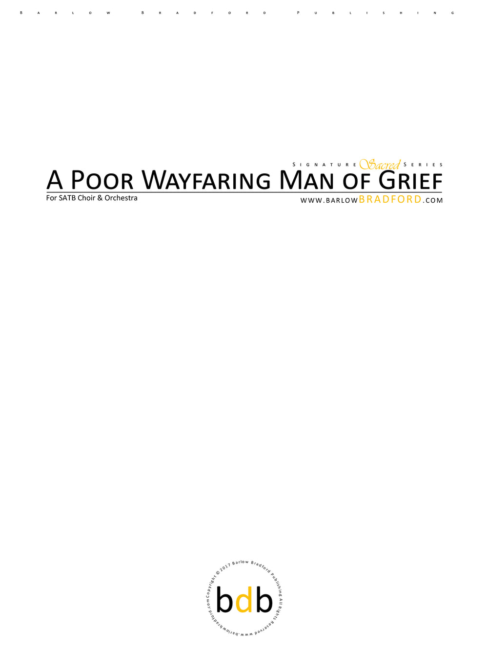 A Poor Wayfaring Man of Grief