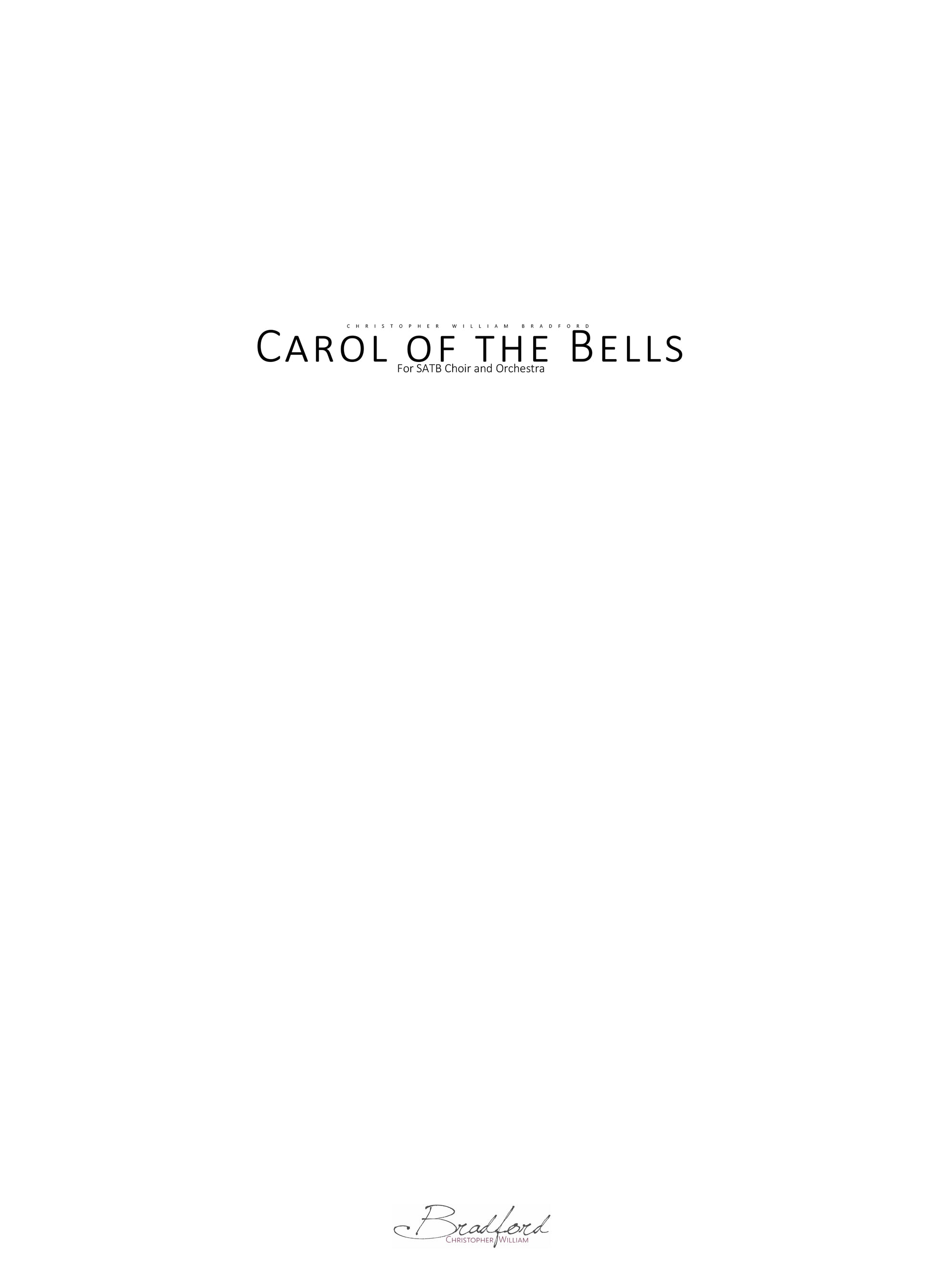 Carol of the Bells C. Bradford Barlow Bradford Publishing