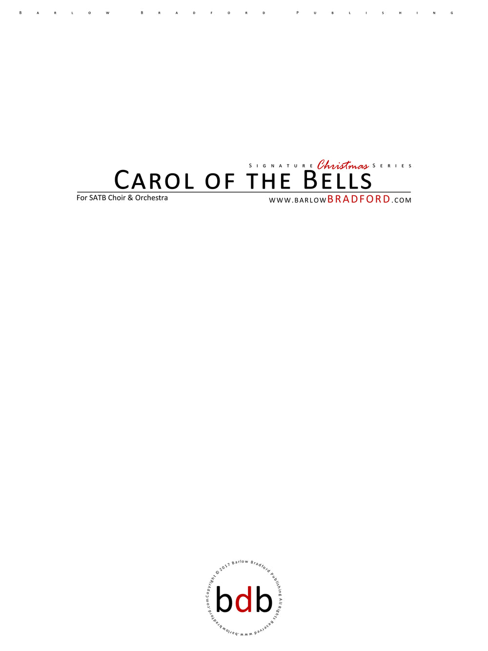 Carol of the Bells - arr. Barlow Bradford