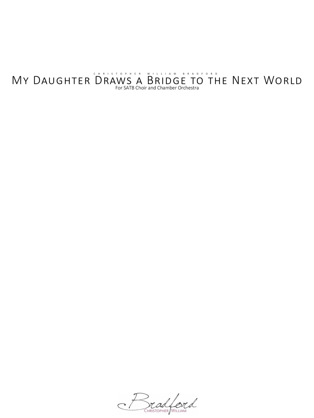 My Daughter Draws a Bridge to the Next World