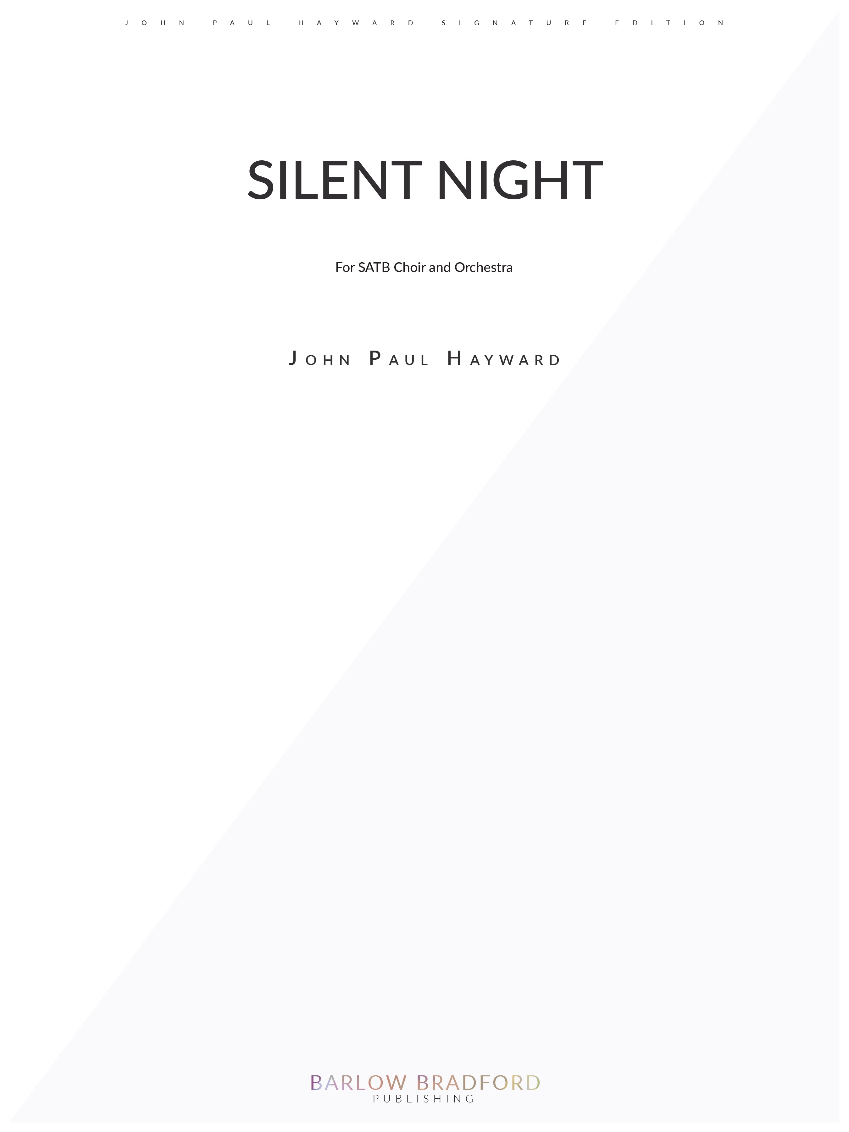 Silent Night - arr. Hayward