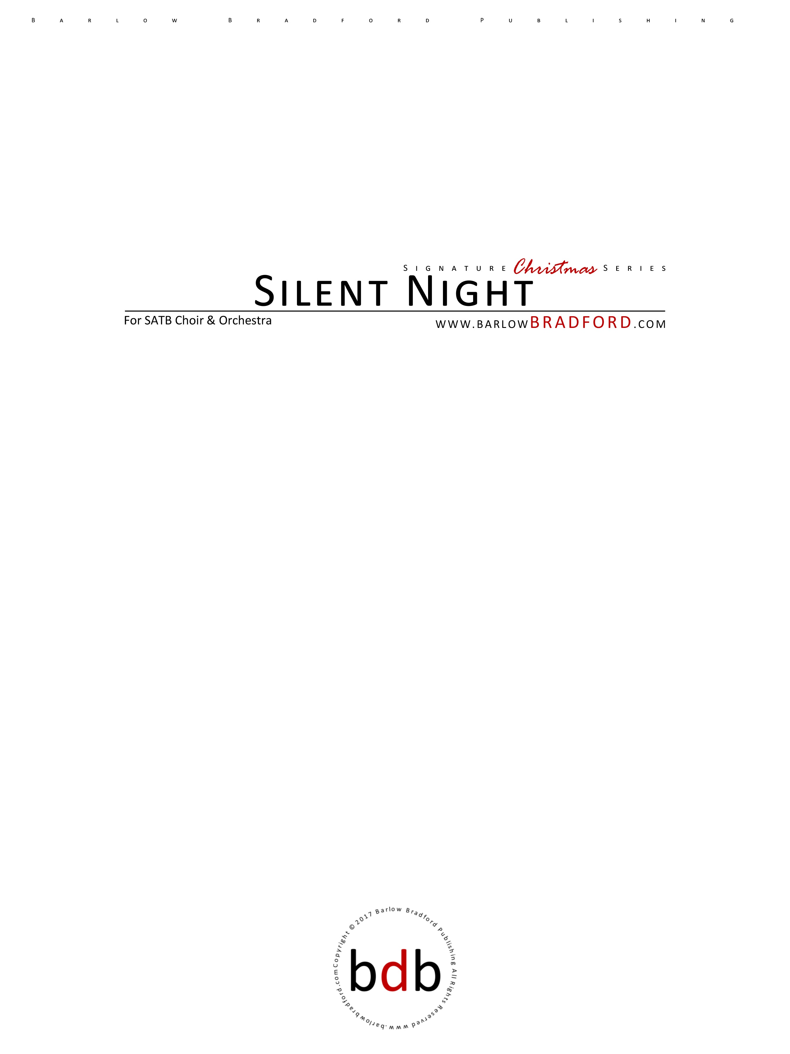 Silent Night - arr. B. Bradford
